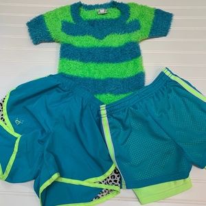 Kids shorts and sweater